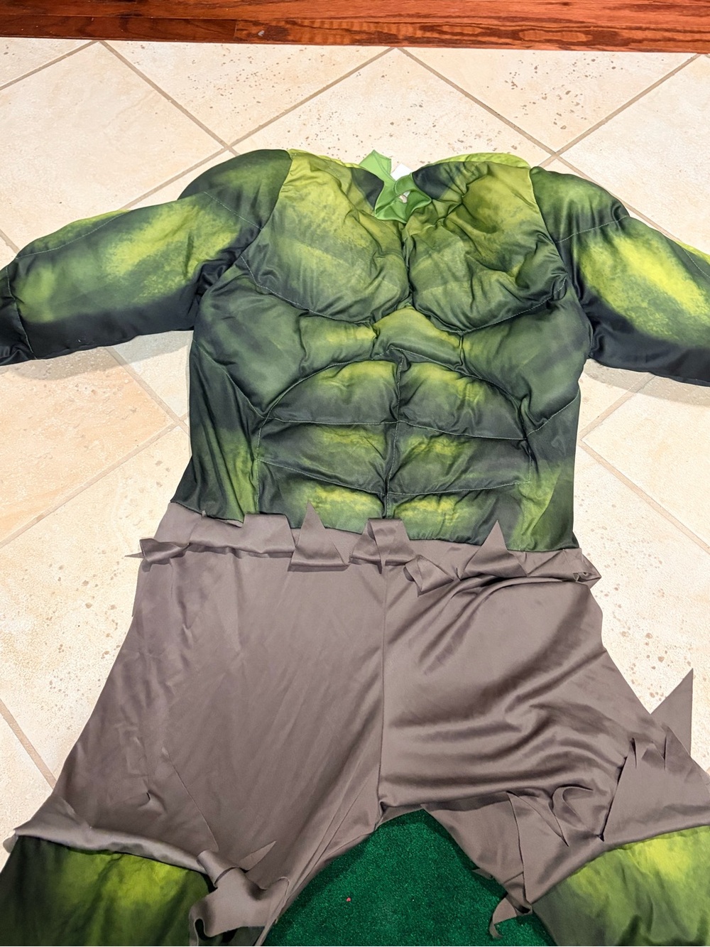 Disguise Men’s Hulk Costume Green and Gray